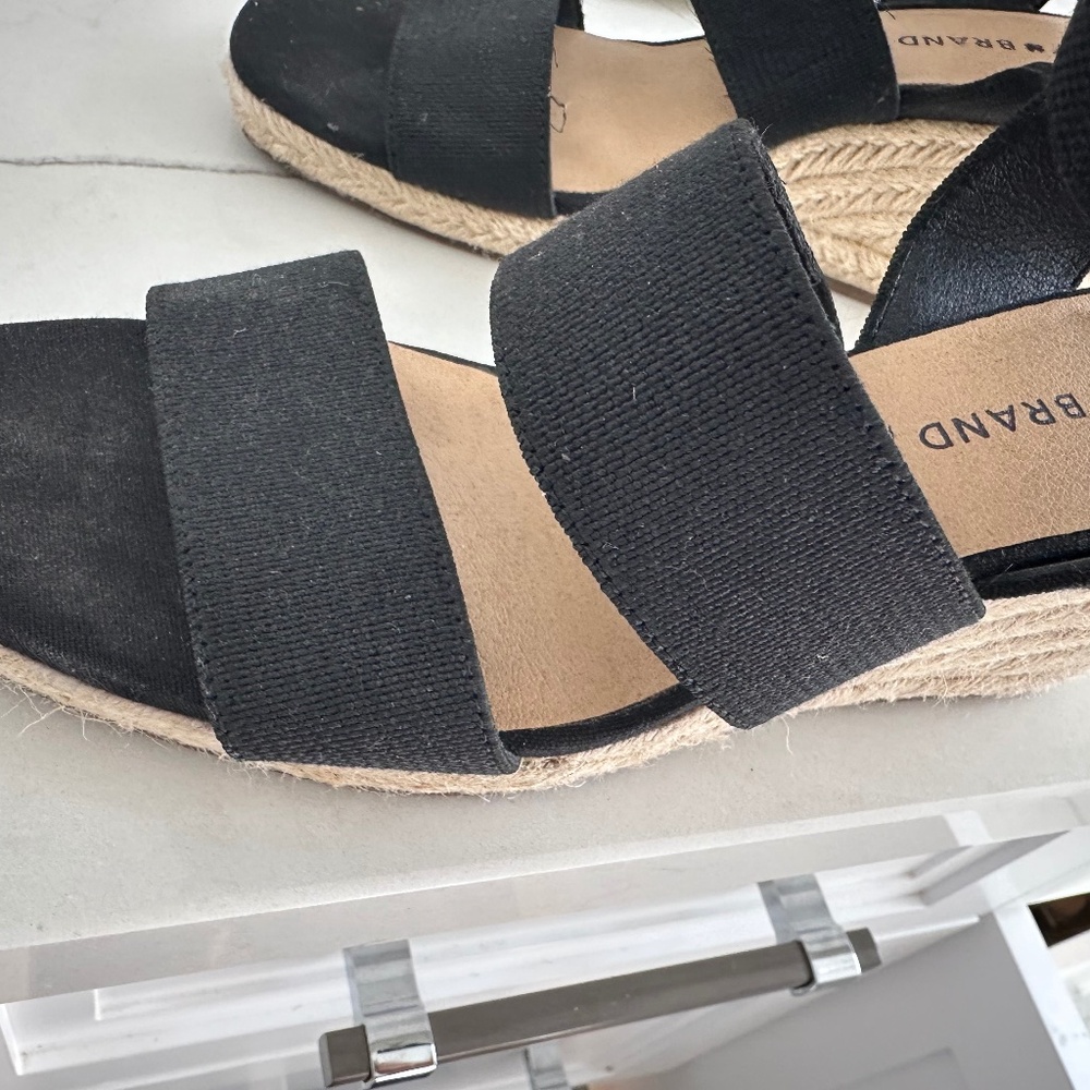 Black Wedge Shoes